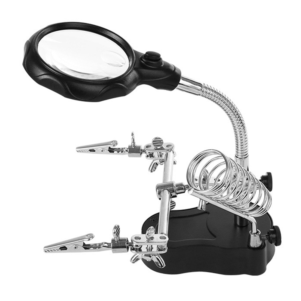 Welding Magnifying Glass with LED Light Loupe Hand Soldering Stand Station, 501 Original
Welding Magnifying Glass with LED Light Loupe Hand Soldering Stand Station, 501 Original