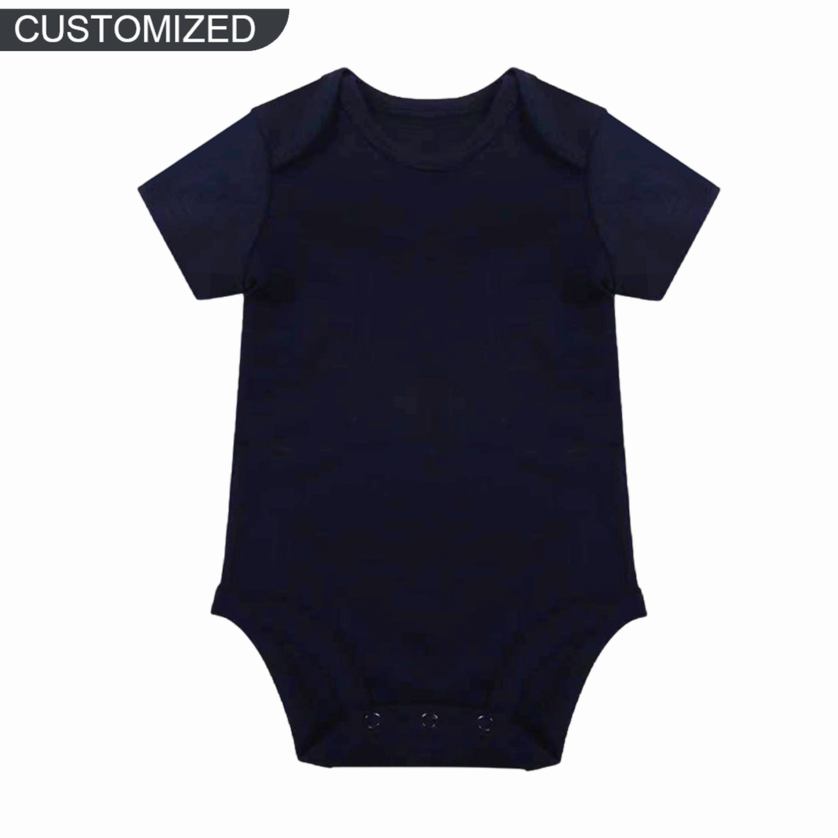 【0M-24M】Customized Butterfly&Flower Letter Baby Bodysuit