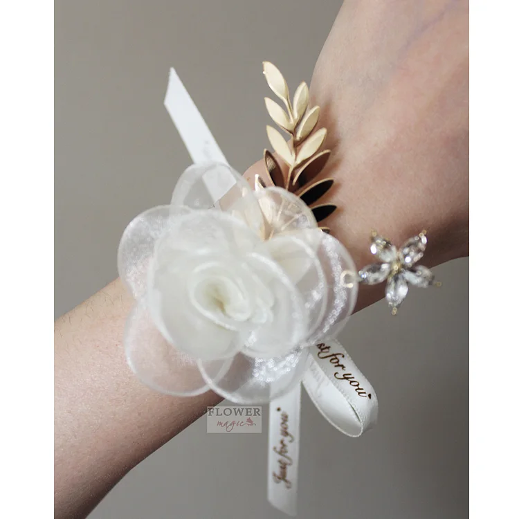 /Beautiful Korean style XINGX wrist flower/fresh wedding tie bride and bridesmaid jemis activity handed flower wrist flower 花之魔法 ldooo