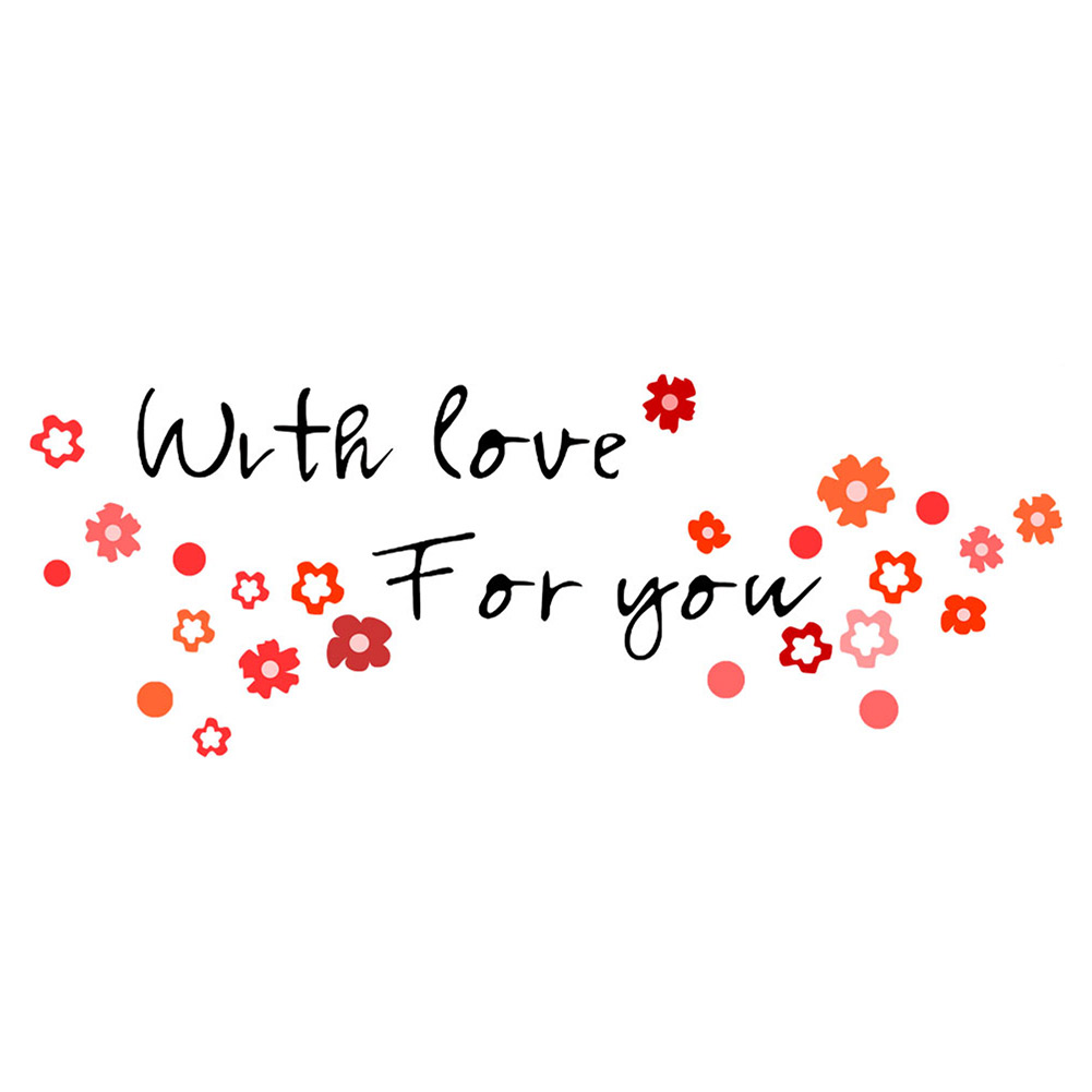 With Love Flowers Mural Wallpaper Bedroom Decorative Diy Pvc Wall Stickers, 501 Original
With Love Flowers Mural Wallpaper Bedroom Decorative Diy Pvc Wall Stickers, 501 Original