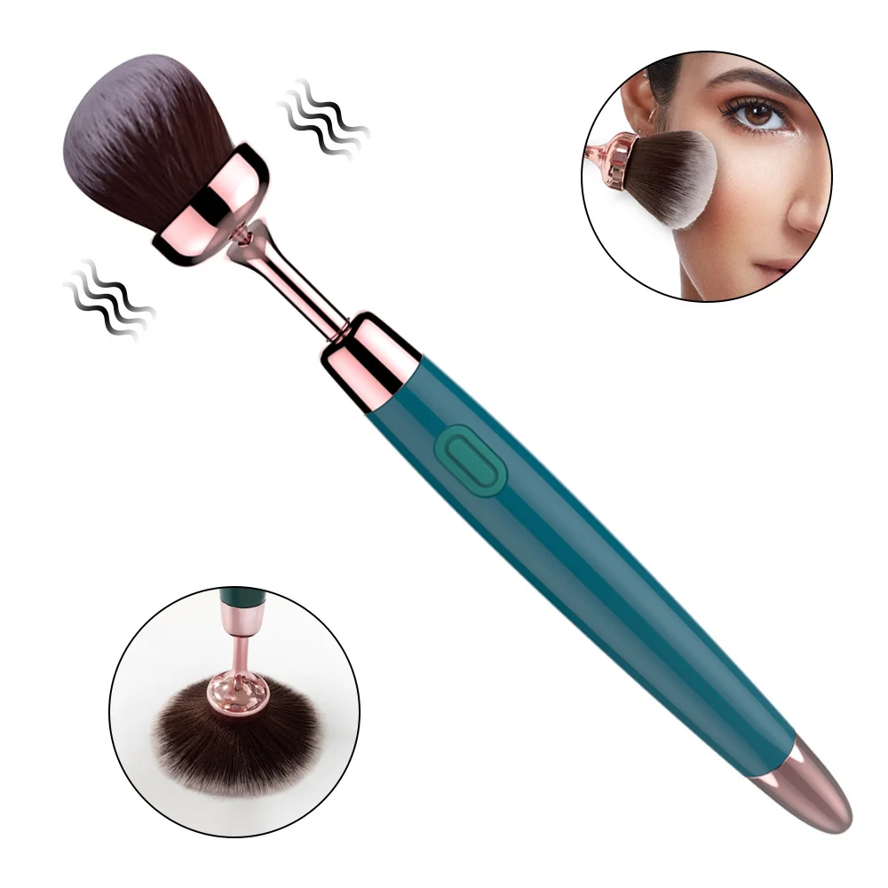 Makeup Brush Vibrator Clitoral Stimulator G-spot Massager - Rose Toy