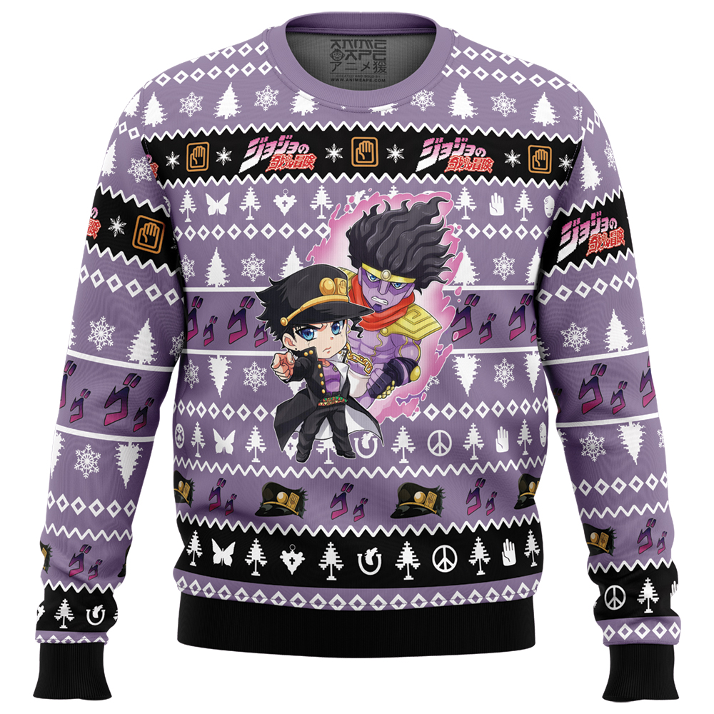 Jojo's bizarre adventure christmas sweater sale