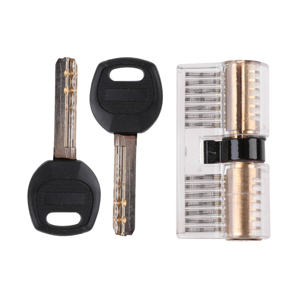 Visible Practice Transparent Padlock with 2 Keys Locksmith Training Tools, 501 Original
Visible Practice Transparent Padlock with 2 Keys Locksmith Training Tools, 501 Original