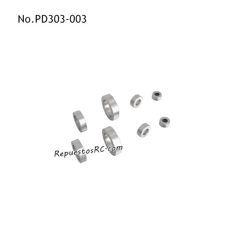 PD RACING TK16 Piezas para Coches RC Rodamientos de Bolas PD303-003