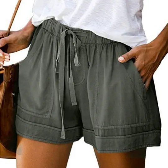 Elegant Casual Beach Straight Shorts