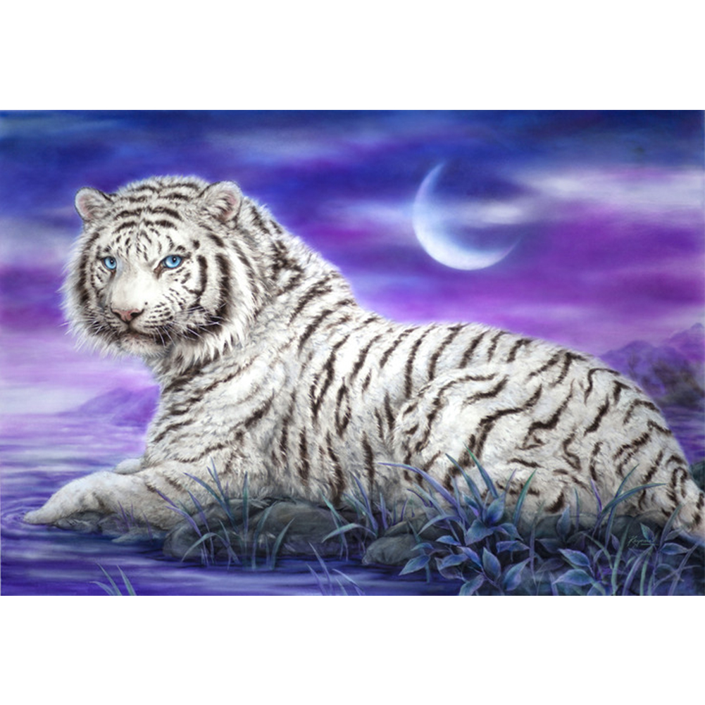 Tiger - Round Drill Diamond Painting - 40*30CM, 501 Original 
Tiger - Round Drill Diamond Painting - 40*30CM, 501 Original