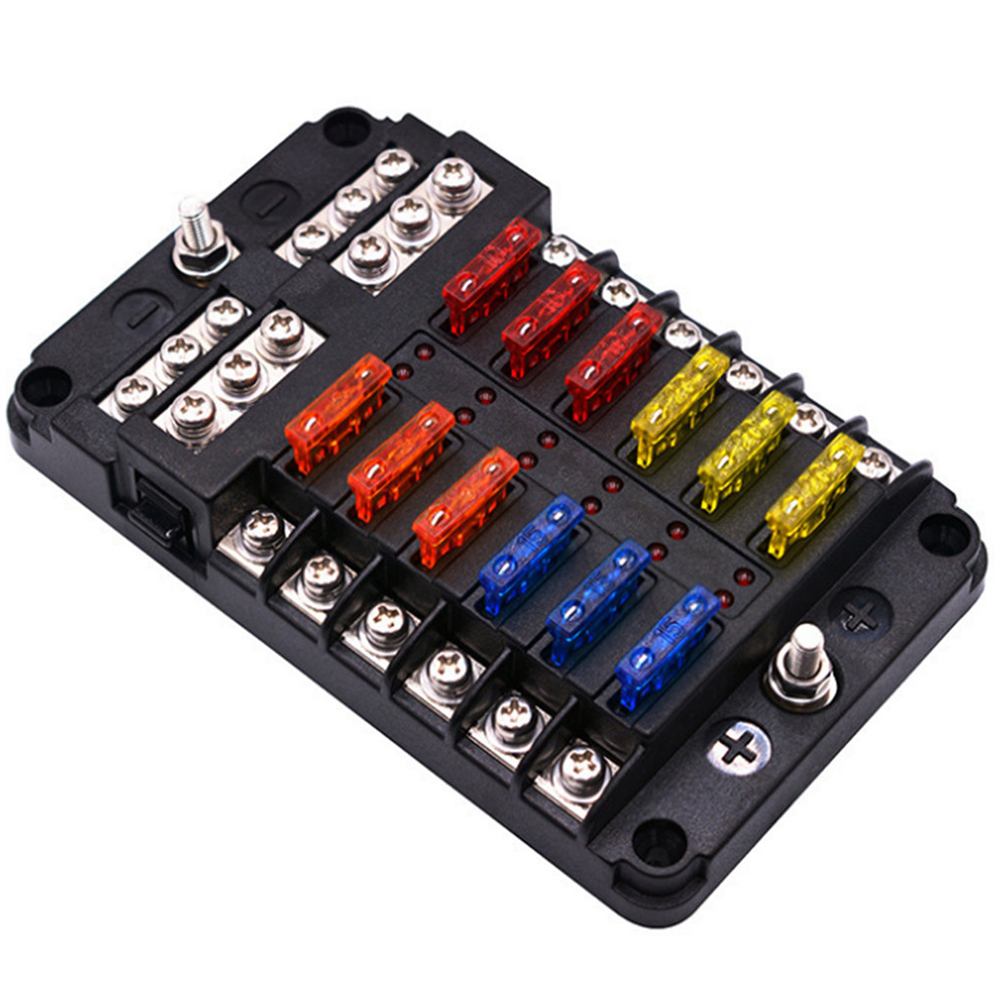 YJ-FB015 12 Ways 32V Automotive Blade Fuse Box Kit Terminal Block Holder, 501 Original
YJ-FB015 12 Ways 32V Automotive Blade Fuse Box Kit Terminal Block Holder, 501 Original