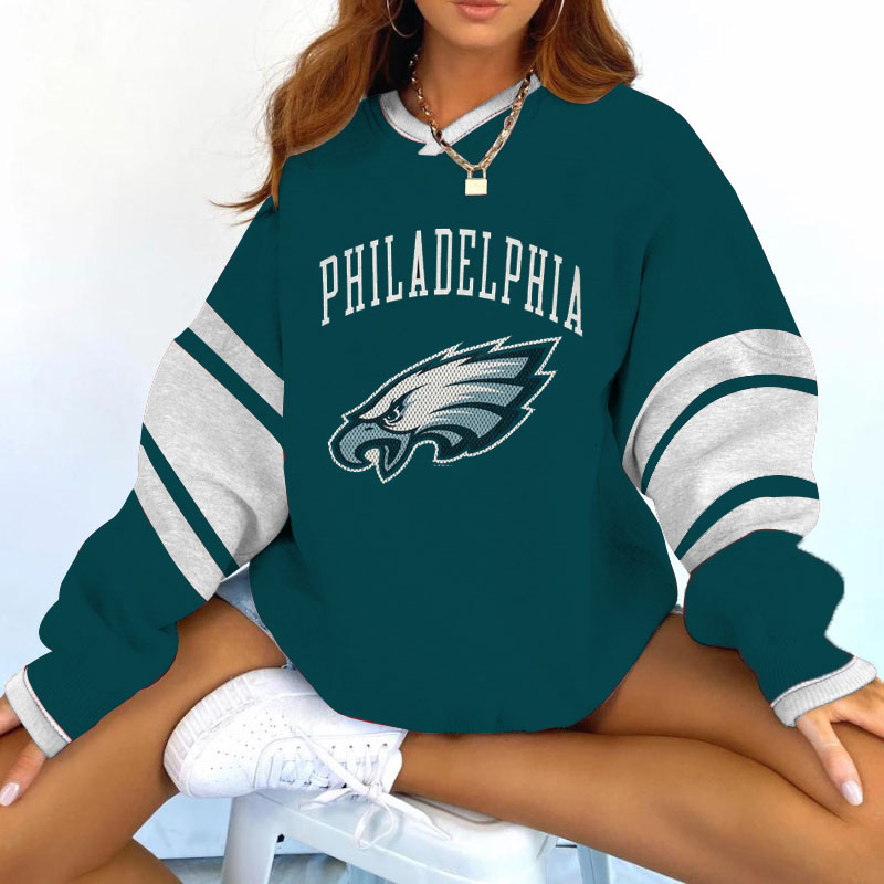 Women's Vintage Support Philadelphia Eagles Sweatshirt