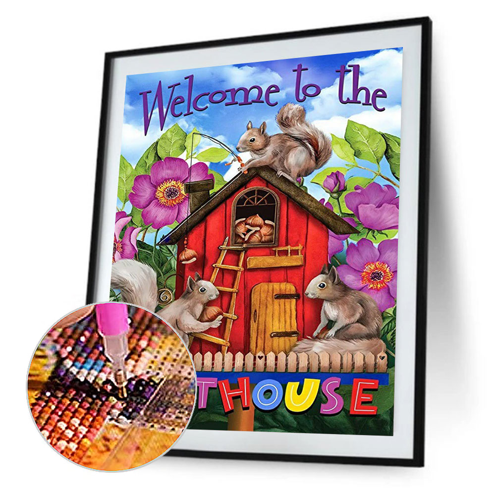 (Multi-Size) Squirrel Hut - Round/Square Drill Diamond Painting, Round diamond 30*40cm, 501 Original
(Multi-Size) Squirrel Hut - Round/Square Drill Diamond Painting, Round diamond 30*40cm, 501 Original
