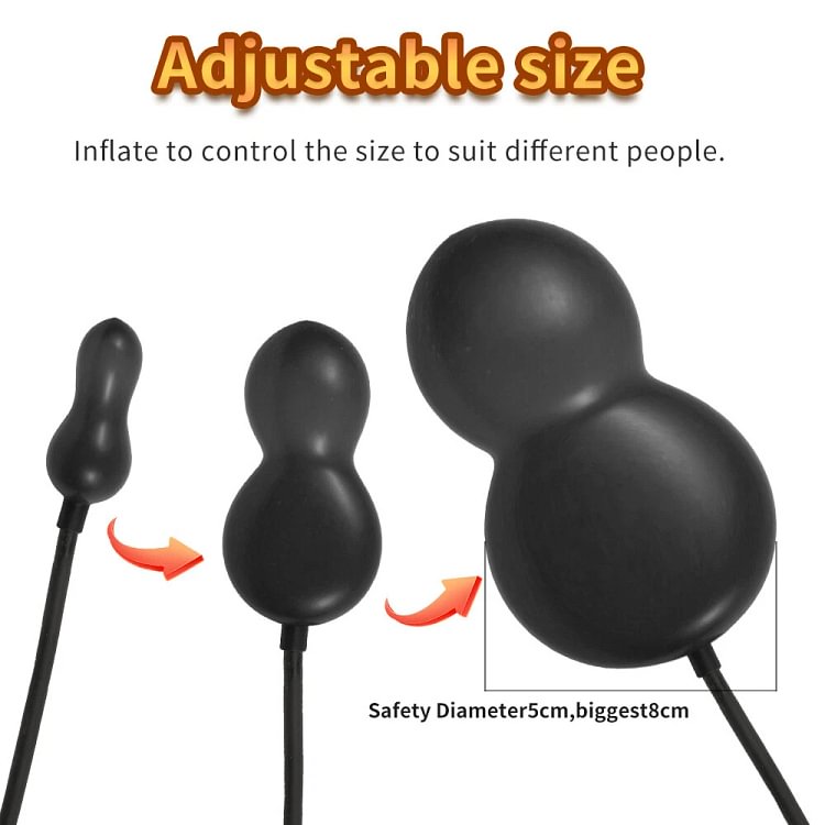 pornhint Pornhint Anal Plug Inflatable Dildo Products Women Men Double Anal Butt Dilator Expander BDSM