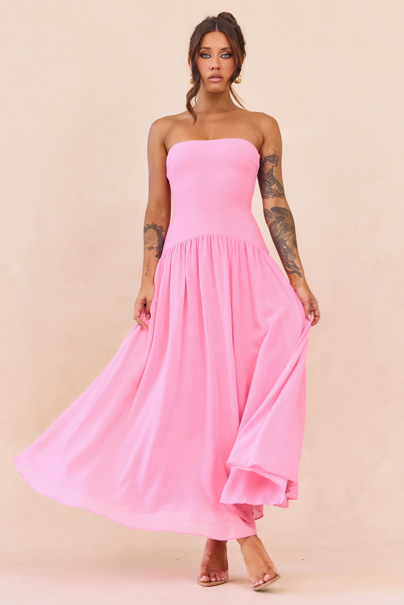 fitted lace wedding dress Bare It All Maxi Skirt main image 0