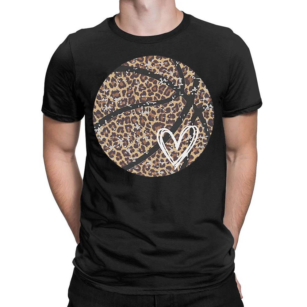 Cheetah basketball love Men's T-shirt-Guru-buzz
