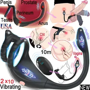 pornhint Pornhint Vibrating Anal Dildo Prostate Massager Cock Ring Vibra