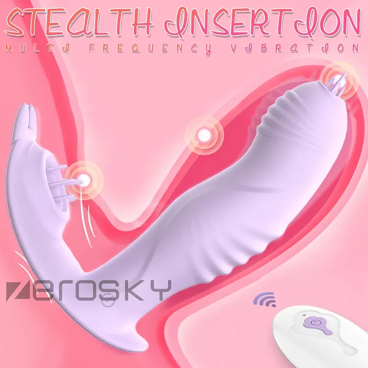 pornhint Pornhint Wearable Vibrator G spot Licking Dildo Clit Stimulator Sex Toy for Women &Remote Vibrator