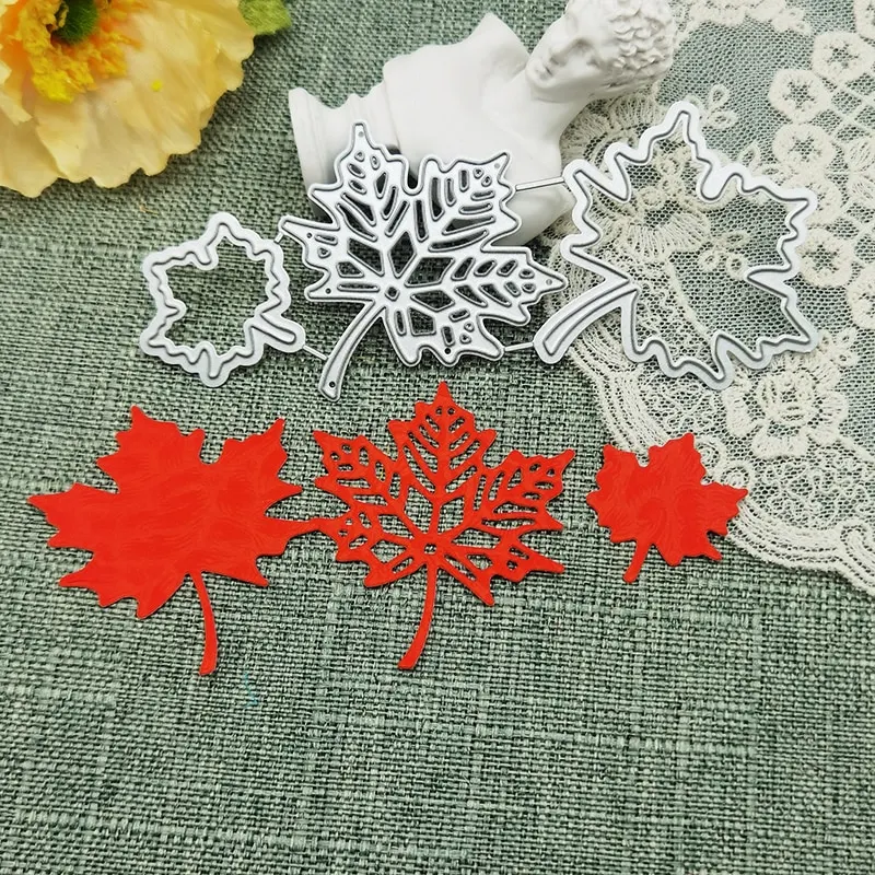 Flower and Leaf Design Styles Metal Cutting Die Stencil for DIY