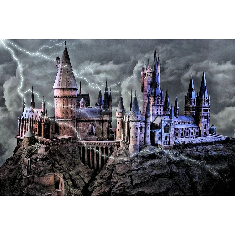 Hogwarts Castle 11CT Stamped Cross Stitch 60*40CM