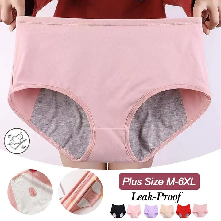 6pcs High Waist Menstrual Period Panties
