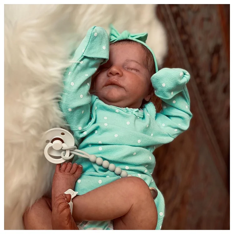  [Kids Toy Doll Gift Set] 20'' Real Lifelike Handmade Teur Touch Cute Reborn Baby Doll Girl Named Alice - Reborndollsshop®-Reborndollsshop®
