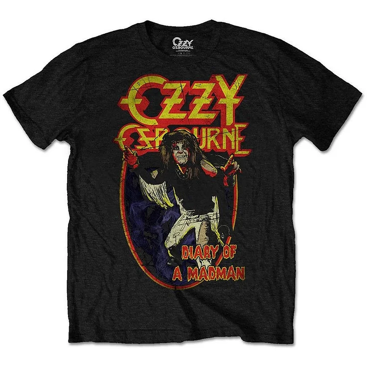 Ozzy Osbourne Unisex T-ShirtOzzy Osbourne Unisex T-Shirt: Diary of a Mad Man