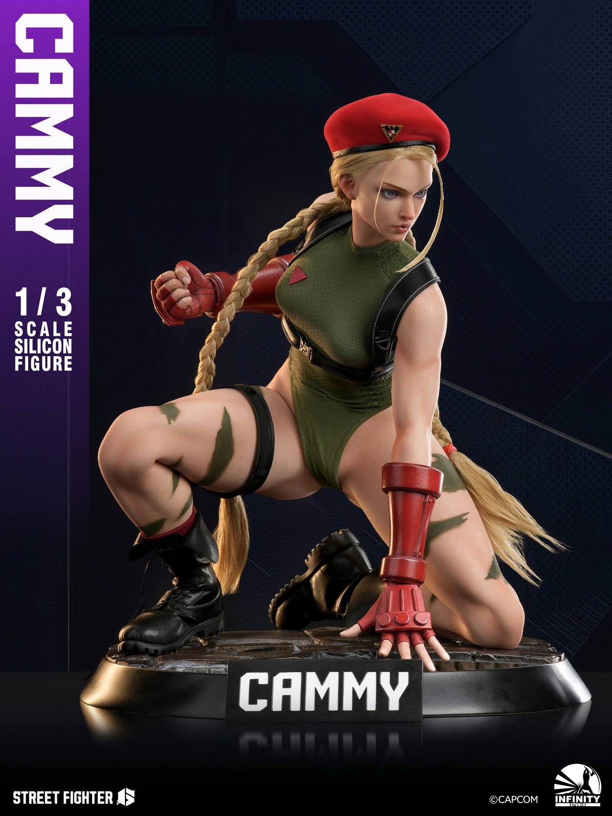 Infinity Studio - STREET FIGHTER CAMMY 1/3 SCALE SILICON FIGURE (Licensed)-
