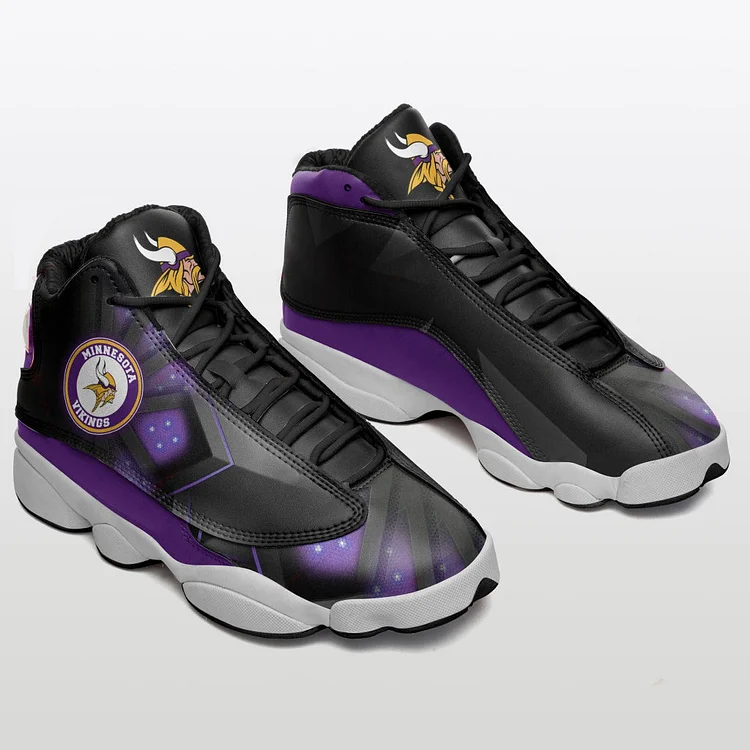 Minnesota Vikings Printed Unisex Basketball Shoes