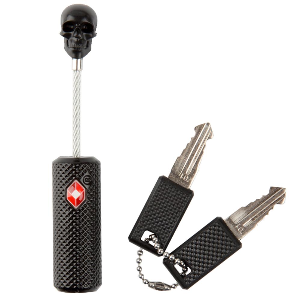Luggage Lock TSA13226 Mini Flexible Skull Wire Rope Customs Lock w/ 2 Keys, Black skull, 501 Original
Luggage Lock TSA13226 Mini Flexible Skull Wire Rope Customs Lock w/ 2 Keys, Black skull, 501 Original