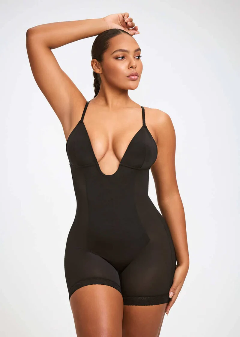 PLUNGE SHAPING BODYSUIT SHORTS  ObeeBeauty