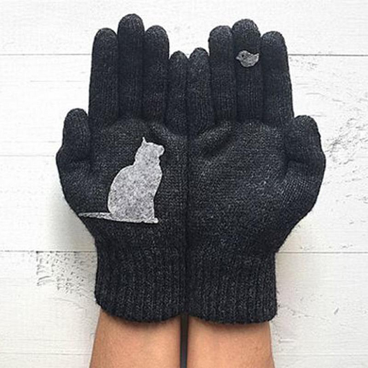 Winter Hot Sale - Cat Fan Cotton Gloves