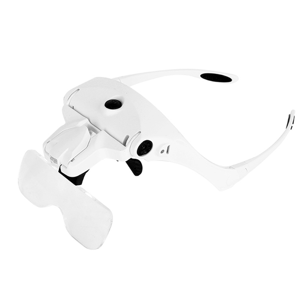 LED Magnifier Glasses Loupes Magnifying Headband Eyewear for Reading Repair, 501 Original
LED Magnifier Glasses Loupes Magnifying Headband Eyewear for Reading Repair, 501 Original