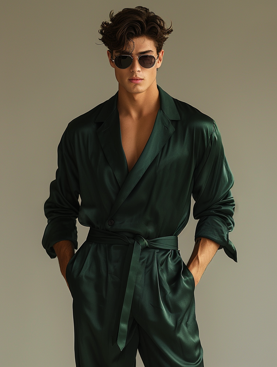 Jumpsuit for armorall Men Silk