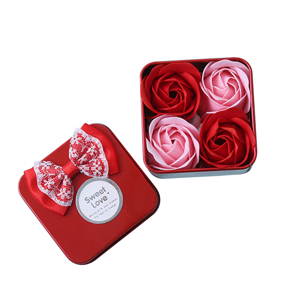 4pcs Essential Bath Body Petal Soap Scented Rose Flowers with Box (Red, 501 Original
4pcs Essential Bath Body Petal Soap Scented Rose Flowers with Box (Red, 501 Original