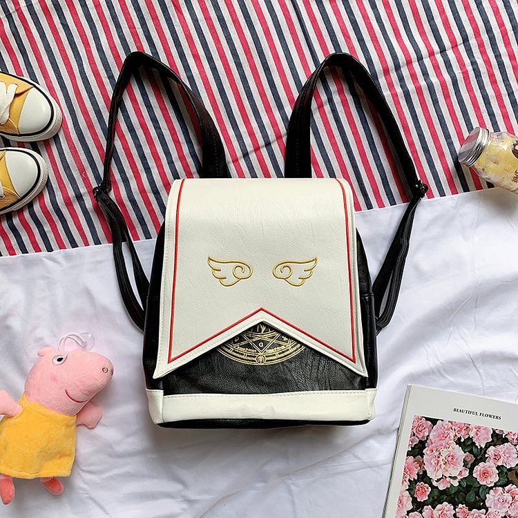 Variety Sakura Black White Backpack BE856
