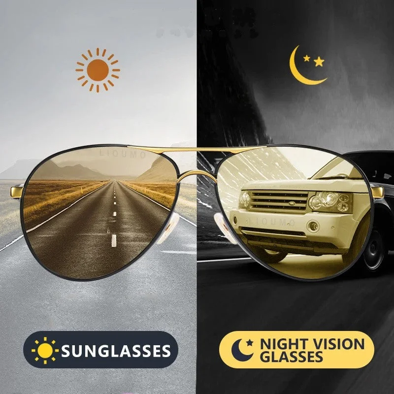 Glassee™ Day-Night Photochromic Polarized Glasses - NR4
