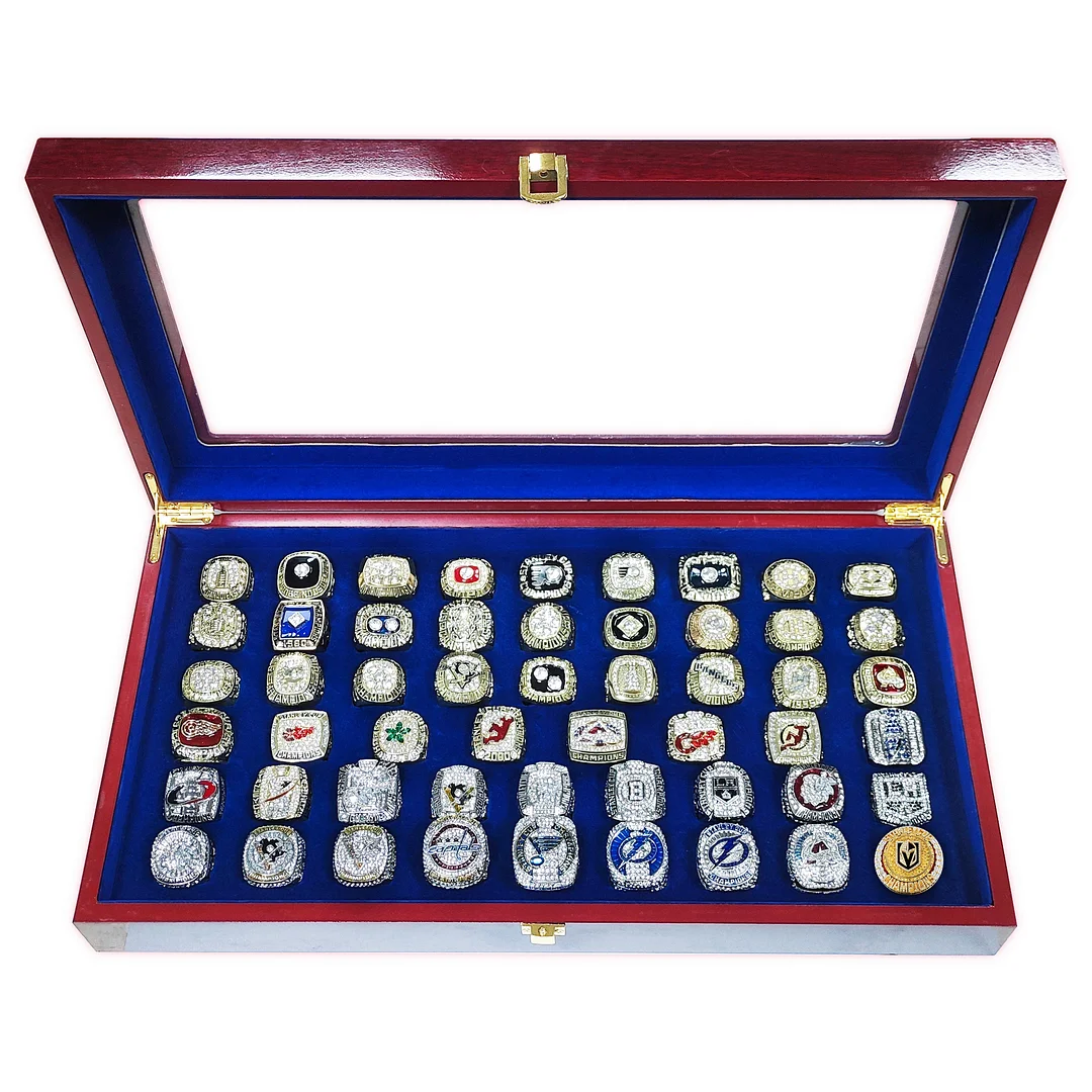 Stanley Cup Championship NHL 53 Rings Gift Box （1970-2023 years）