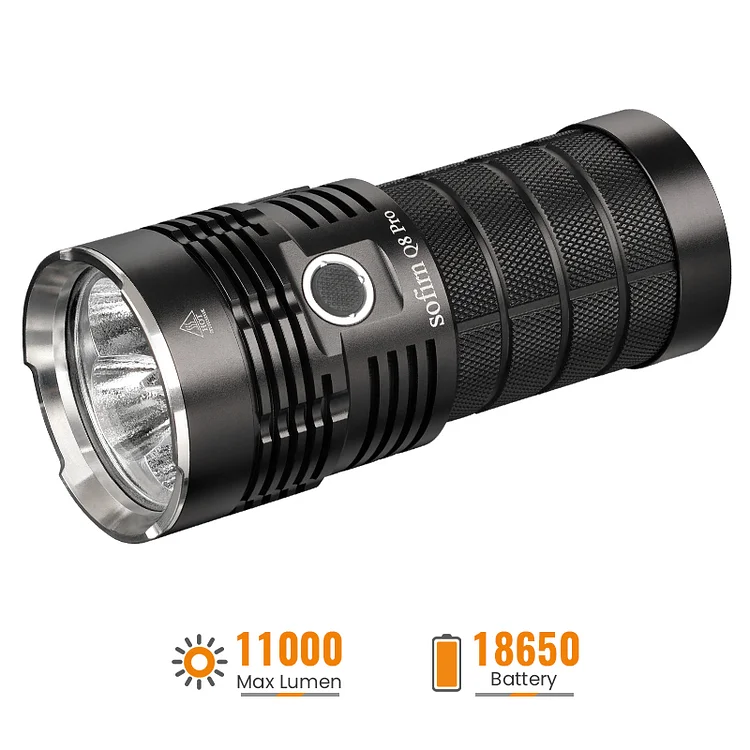 【Ship From DE】Sofirn Q8 Pro Powerful Flashlight with Anduril 2.0 UI