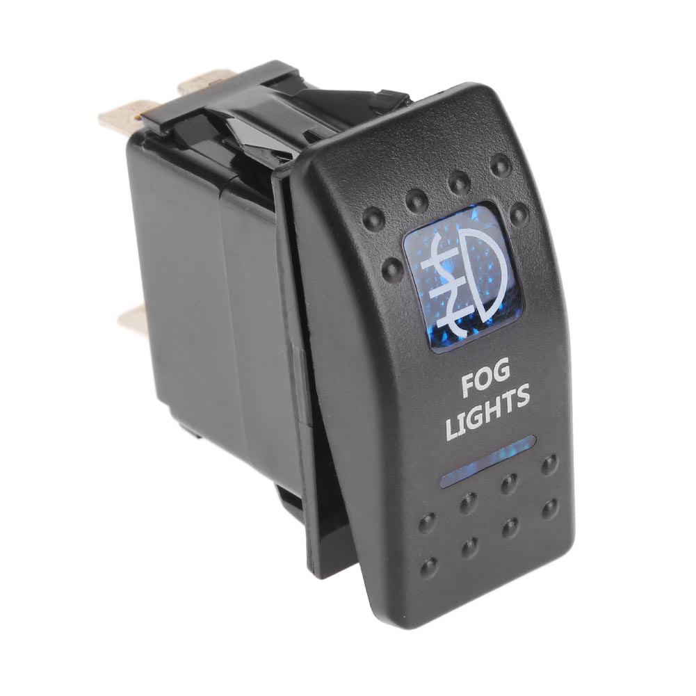 IP66 Waterproof Blue LED FOG LIGHTS Rocker Switch 5 Pin for Car RV Boat, 501 Original
IP66 Waterproof Blue LED FOG LIGHTS Rocker Switch 5 Pin for Car RV Boat, 501 Original
