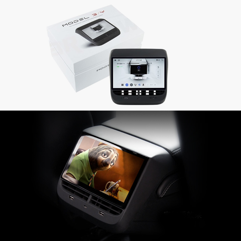 Tesla Rear Seat Display for Tesla Model 3/Y Wireless Apple CarPlay and
