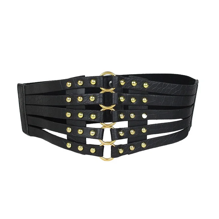  Women's vintage rivet belt