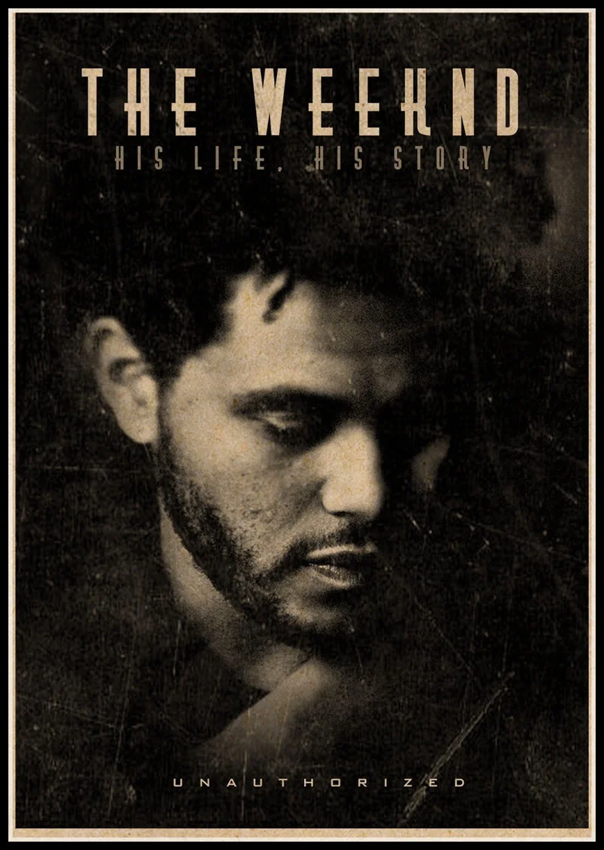 Nigikala Rapper Posters Hip Hop The Weeknd Wiken Potted Brother Quality Vintage Kraft Paper Painting Poster Living Room Wall Decor