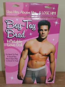 SPENSER NEW INFLATABLE LOVE DOLL BOY TOY BRAD "USE HIM, ABUSE HIM & LOSE HIM!" SPENSER NEW INFLATABLE LOVE DOLL BOY TOY BRAD "USE HIM, ABUSE HIM & LOSE HIM!"