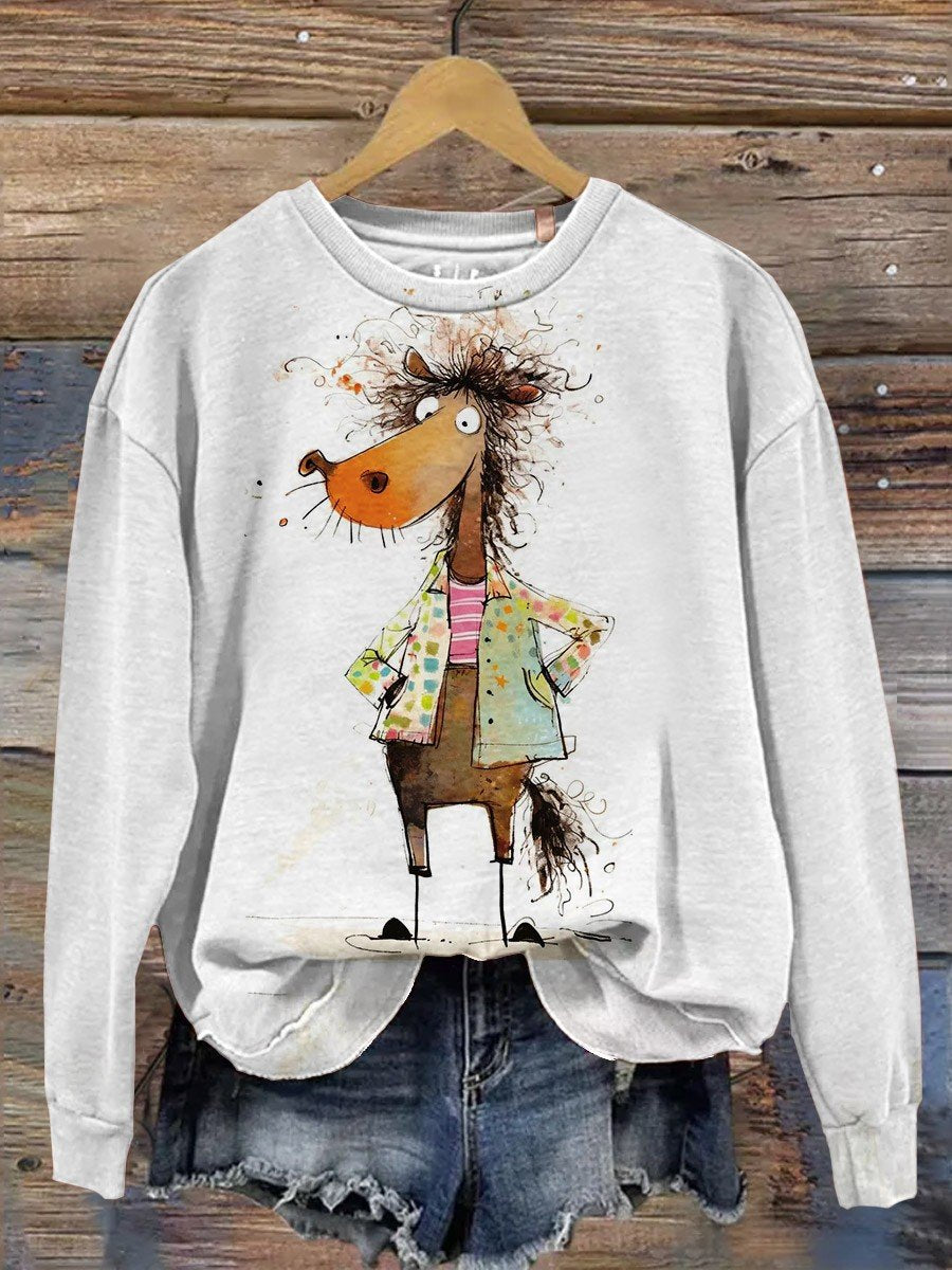 Sweatshirt horse online design