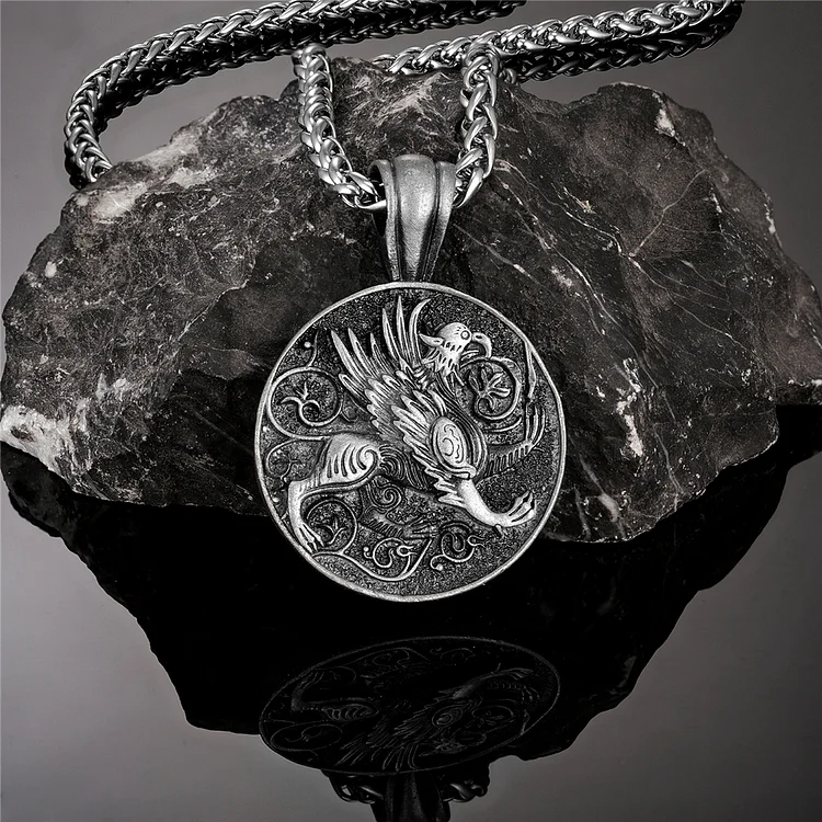 Vintage Mythology Monster Griffin Necklaces