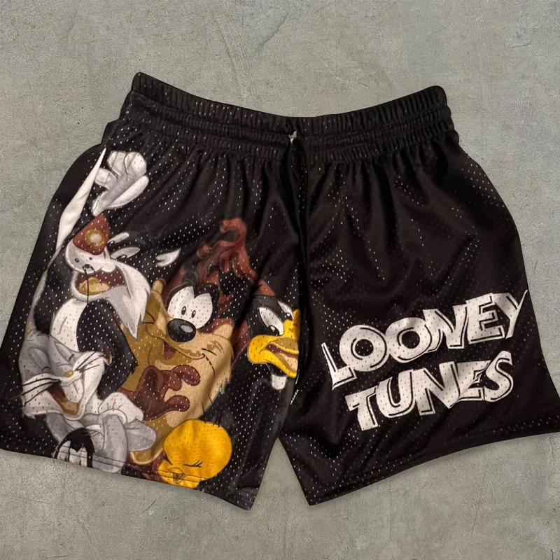 Personalized preppy print sports shorts