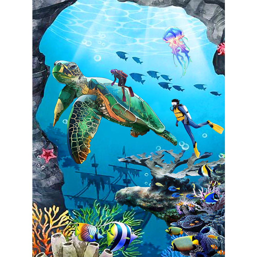 (Multi-Size) Underwater World - Round/Square Drill Diamond Painting, Square diamond 30*40cm, 501 Original
(Multi-Size) Underwater World - Round/Square Drill Diamond Painting, Square diamond 30*40cm, 501 Original