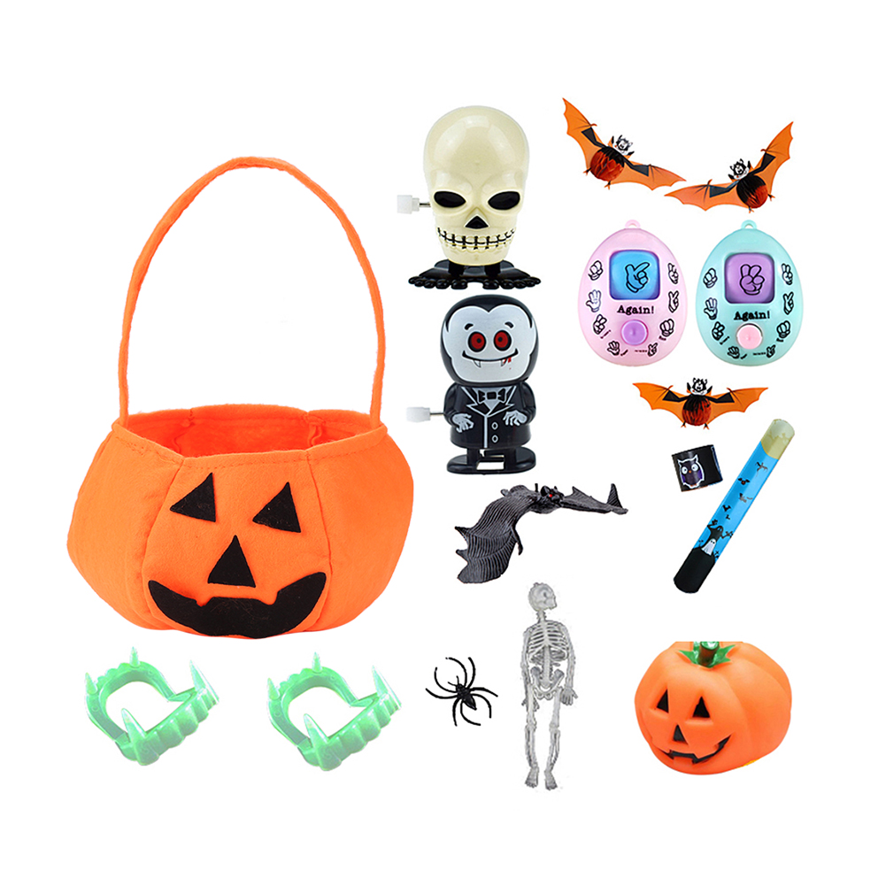 16pcs Halloween Horror Series Skeleton Skull Spider Pumpkin Toy for Kids, 501 Original
16pcs Halloween Horror Series Skeleton Skull Spider Pumpkin Toy for Kids, 501 Original