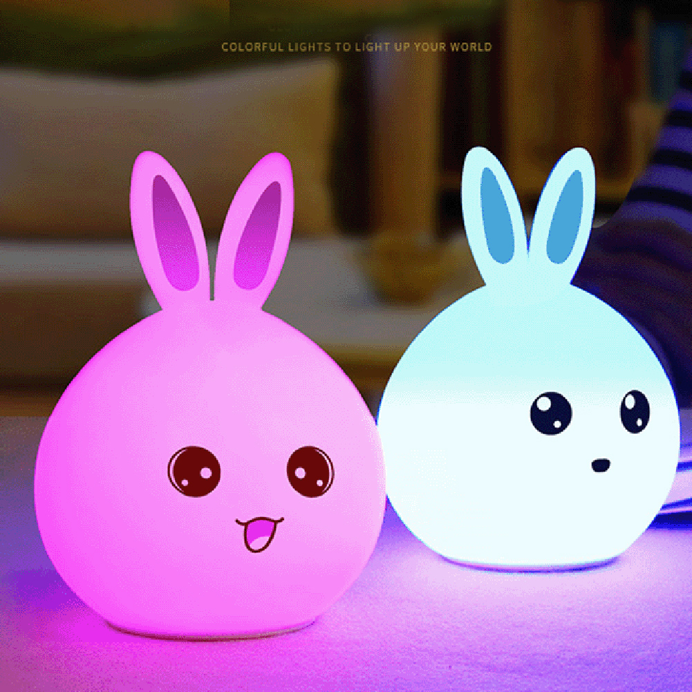 LED Children Night Light Soft Silicone Rabbit USB Bedroom Decor Touch Lamp, 501 Original
LED Children Night Light Soft Silicone Rabbit USB Bedroom Decor Touch Lamp, 501 Original