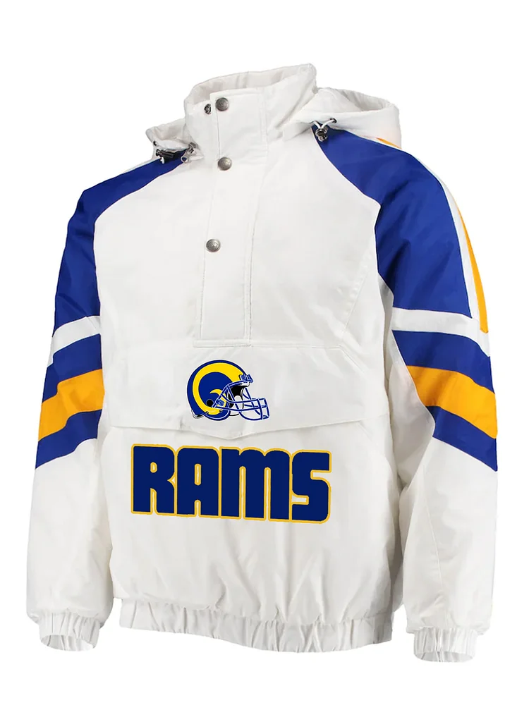 Los Angeles Rams Half-Snap Hoodie Jacket
