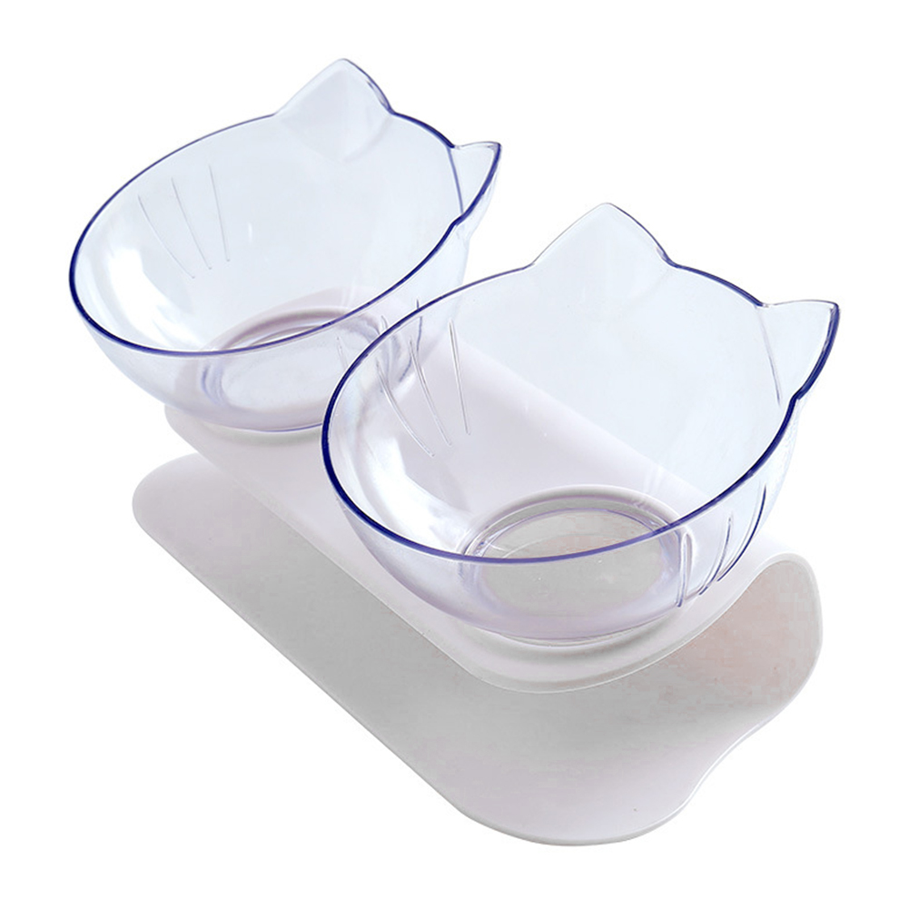Tilt Mouth Pet Dual Bowl Stand Transparent Cat Water Food Raised Container, 501 Original
Tilt Mouth Pet Dual Bowl Stand Transparent Cat Water Food Raised Container, 501 Original