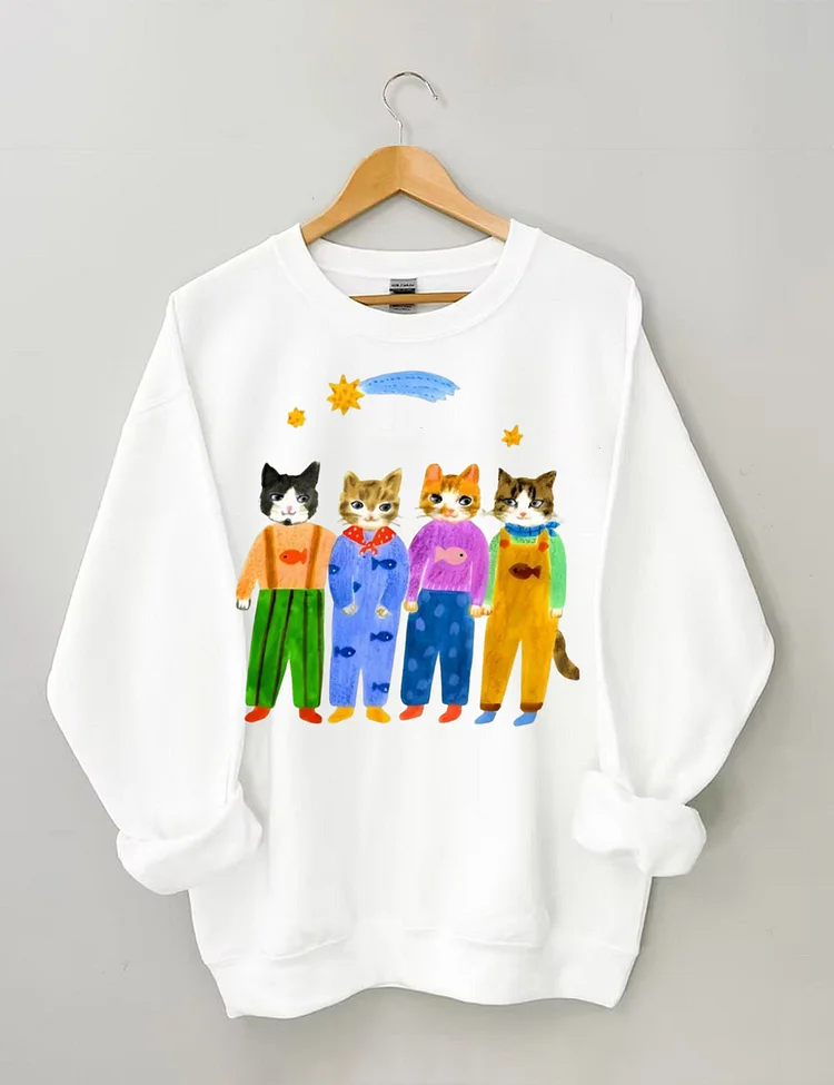 Pussycat In Sunny Skies Sweatshirt socialshop
