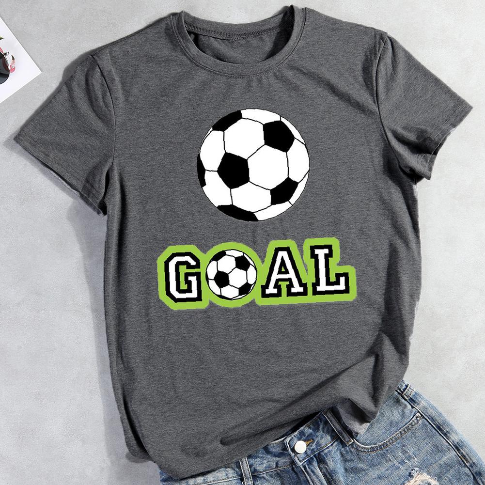 Soccer Goal Round Neck T-shirt-0019477-Guru-buzz
